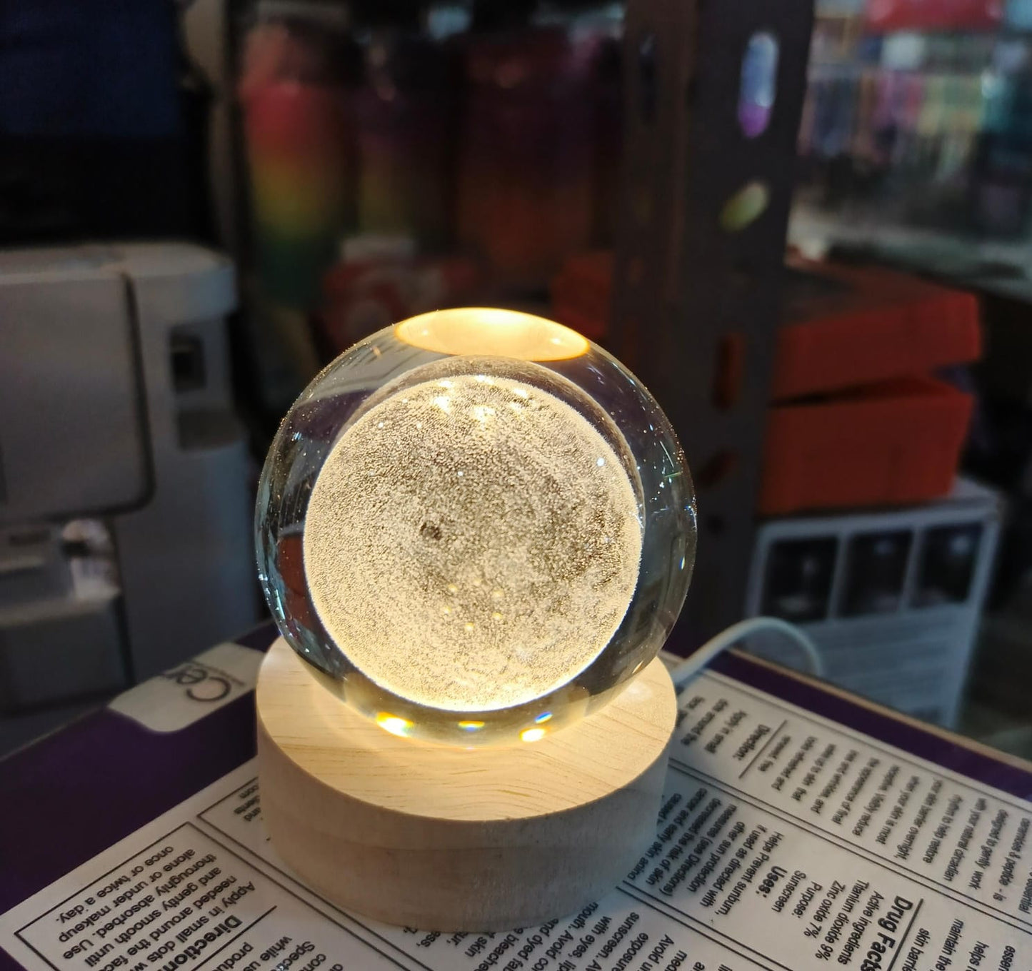 Crystal Ball Night Light