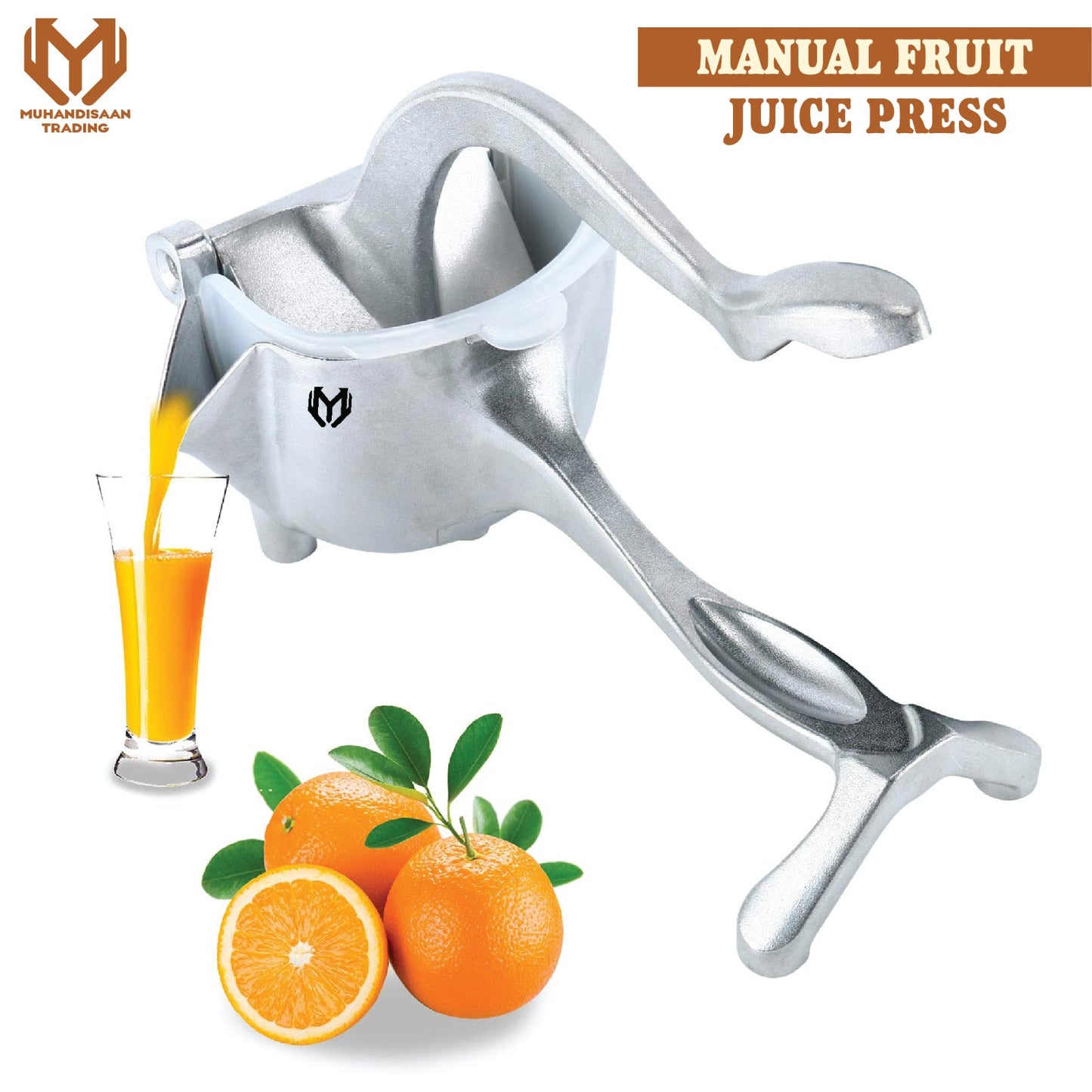 Manual Portable Fruit Press | Handheld Juicer for Fresh Fruits
