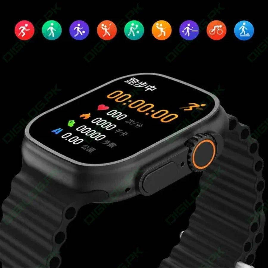 T900 Ultra Smart Watch – 49mm Full Touch Display with Bluetooth Calling Boy & Women