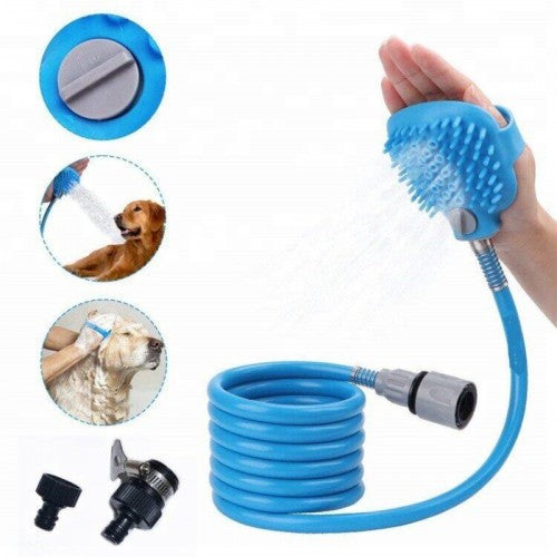 Pet Bathing Tool – Silicone Spray Brush