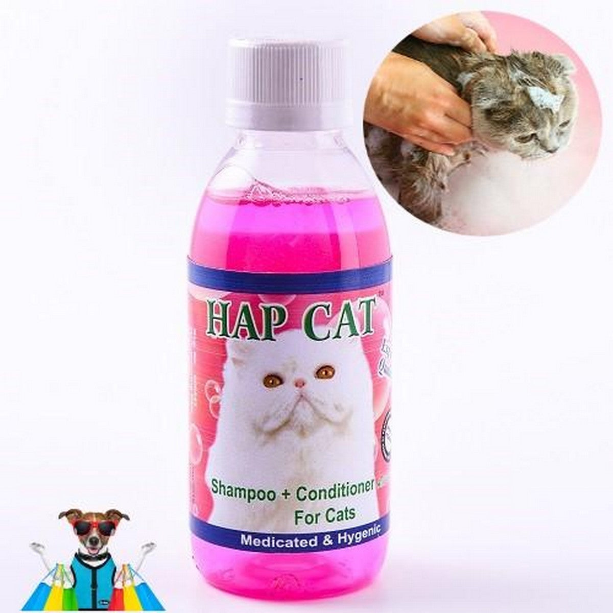 Pet Cat Shampoo Hap Cat 120 ml for Cats Shampoo SC120