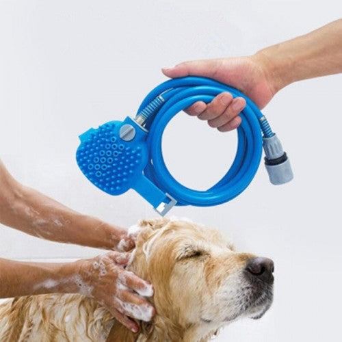 Pet Bathing Tool – Silicone Spray Brush