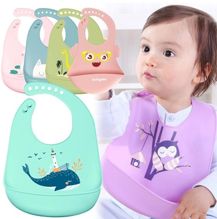 Waterproof Silicone Baby Bib – Feeding Essential for Kids