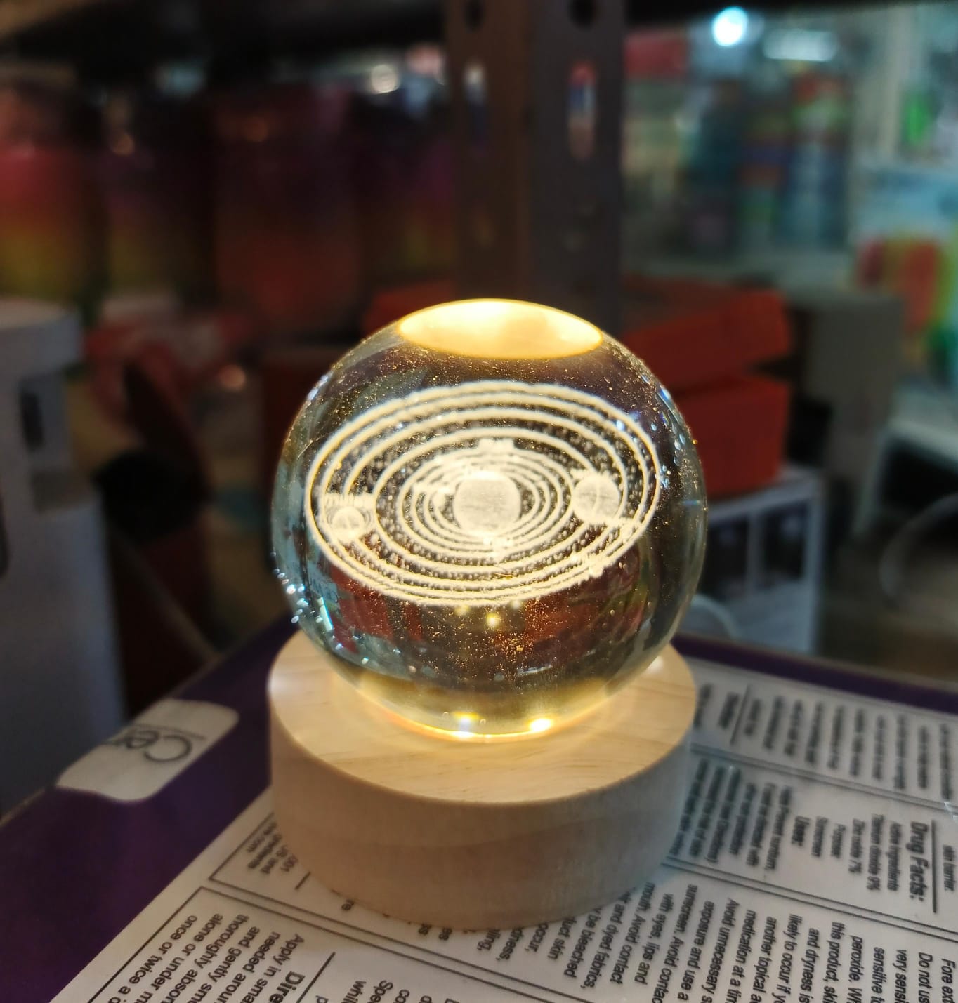 Crystal Ball Night Light