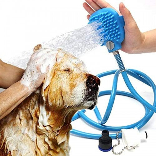 Pet Bathing Tool – Silicone Spray Brush