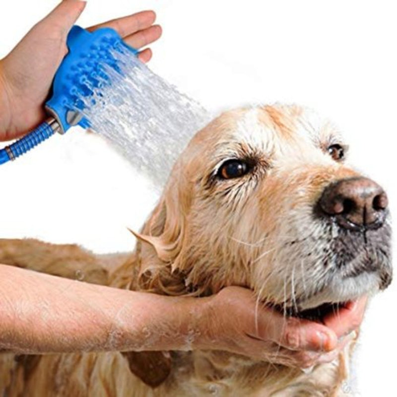 Pet Bathing Tool – Silicone Spray Brush