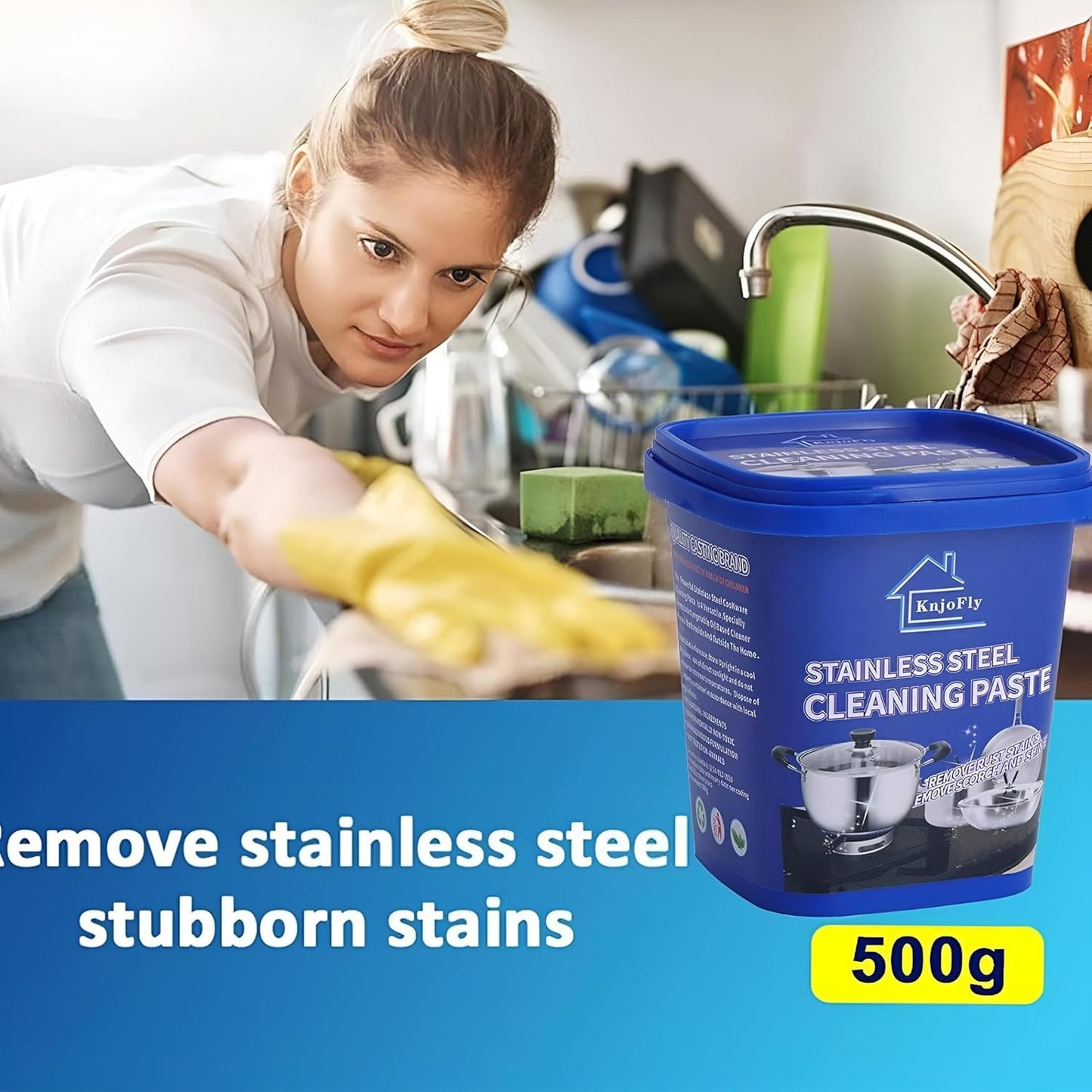 Cookware Cleaner | Powerful Kitchen Utensil & Pan Cleaning Paste